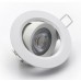 Φωτιστικό LED Χωνευτό Κινητό 5W 230V 400lm 38° 3000K Θερμό Φως Λευκό 21-051000